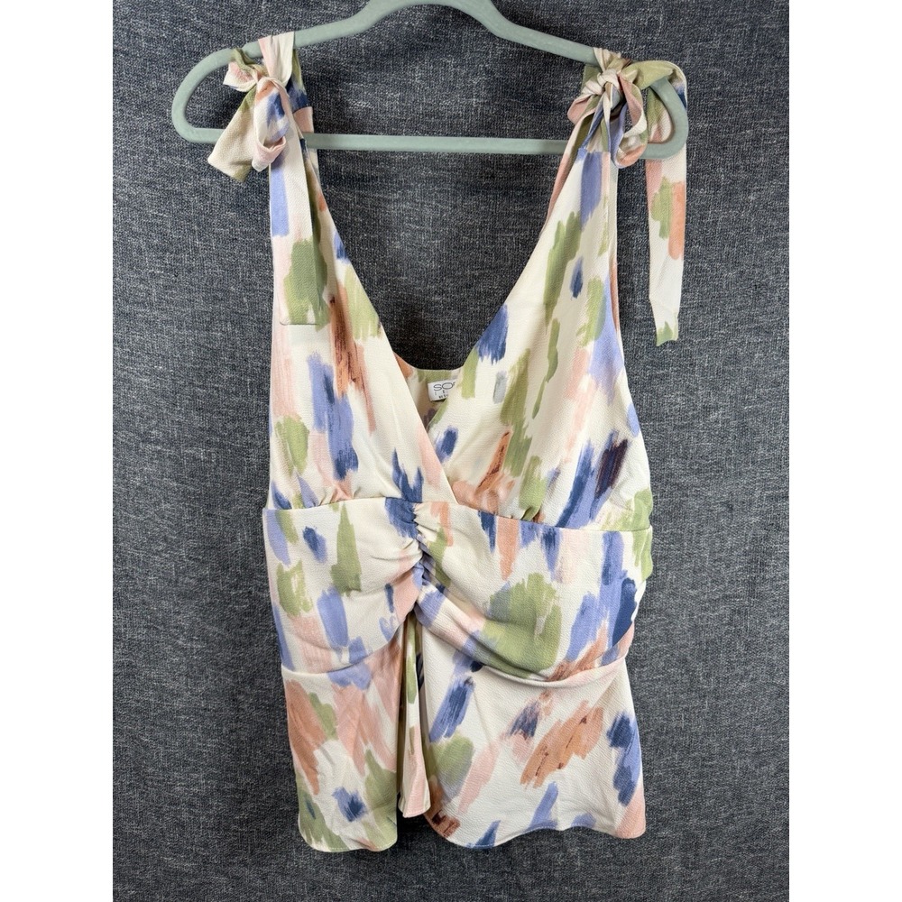 Sofia Vergara Halter Top Watercolors Size XXL